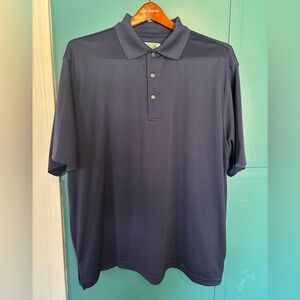 Ben Hogan Men's Dark Blue Polo Shirt - Short Sleeve Size 2XL